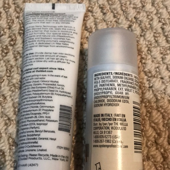 System Professional Shampoo & Ouidad styling cream - Picture 3 of 3